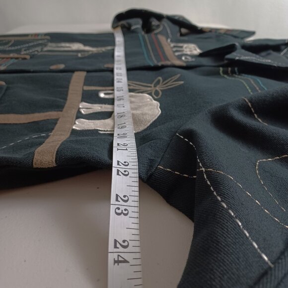 Tanjay Textured Animal Pattern Cotton Twill Jacket - Picture 11 of 16